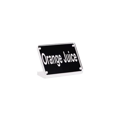 BUFFET SIGN- ACRYLIC w/S/S MAGNET PLATE "GRAPEFRUIT JUI - Hospitality Connect