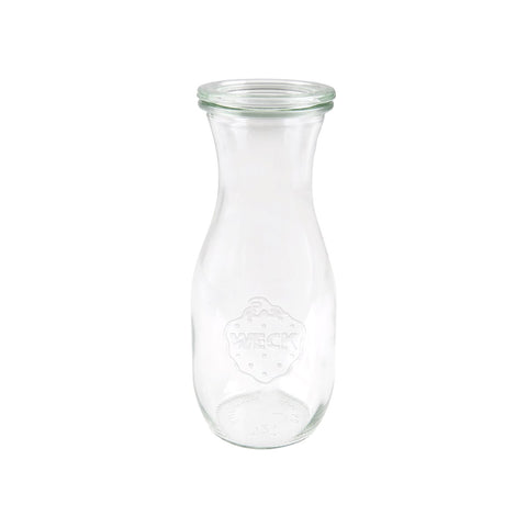 WECK BOTTLE GLASS JAR W/LID 530ml 60x184mm (764) Box of 6 - Hospitality Connect
