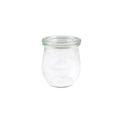 WECK GLASS JARS W/LID 220ml 70x80mm (762) Box of 6 - Hospitality Connect