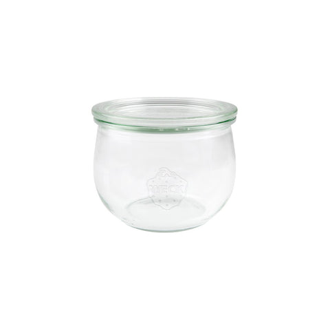 WECK TULIP GLASS JAR W/LID 580ml 100x85mm (744) Box of 6 - Hospitality Connect