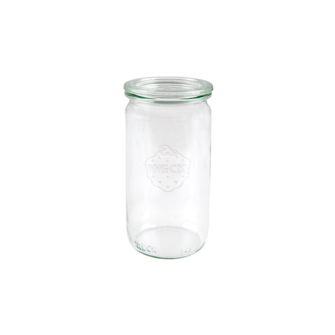 WECK CYLINDER GLASS JAR W/LID 340ml 60x130mm (975) Box of 6 - Hospitality Connect