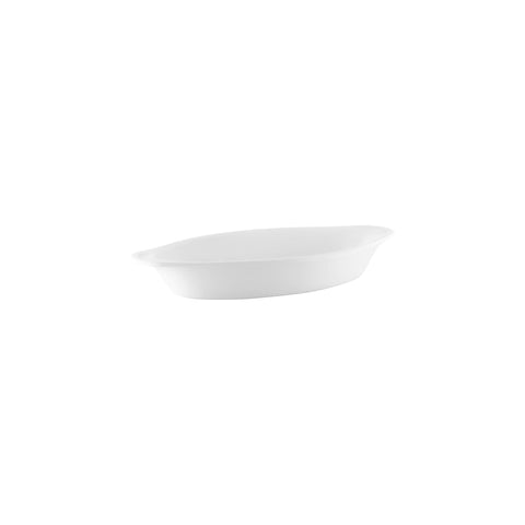VITROCERAM OVAL GRATIN DISH-220x105x/225ml WHITE Box of 12 - Hospitality Connect