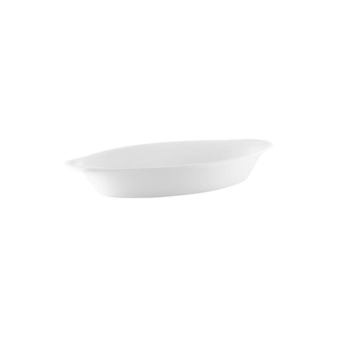 VITROCERAM OVAL GRATIN DISH-250x130x/340ml WHITE Box of 12 - Hospitality Connect