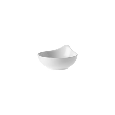 TABLEKRAFT MINIATURES BUFFET CANAPE DISH W/HDL WHITE 100x45m Box of 12 - Hospitality Connect