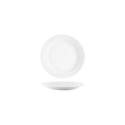 VITROCERAM ROUND PLATE-160mm Narrow Rim WHITE Box of 12 - Hospitality Connect