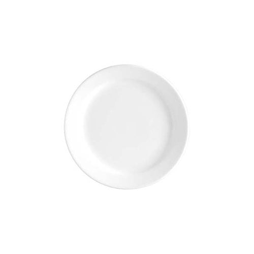 VITROCERAM ROUND PLATE-230mm Narrow Rim WHITE Box of 12 - Hospitality Connect