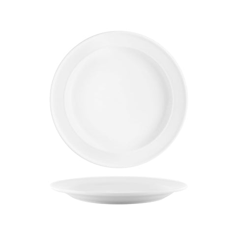 VITROCERAM -VITRO-2 ROUND PLATE-230mm Rolled Edge Box of 12 - Hospitality Connect