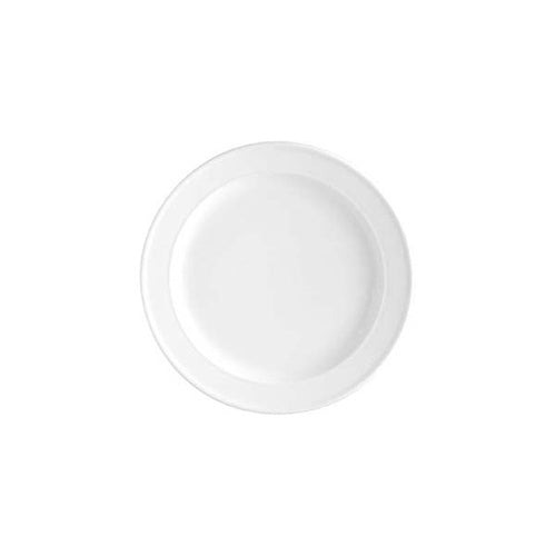 VITROCERAM -VITRO-2 ROUND PLATE-250mm Rolled Edge Box of 12 - Hospitality Connect
