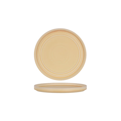 TABLEKRAFT URBAN LOFT ROUND PLATE 275x22mm SANDSTONE Box of 3 - Hospitality Connect