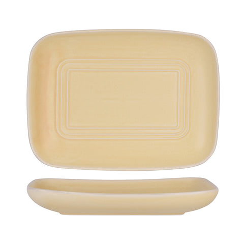 TABLEKRAFT URBAN LOFT RECT SERVER 365x265x55mm SANDSTONE Box of 2 - Hospitality Connect
