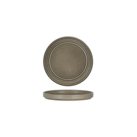 TABLEKRAFT URBAN LOFT ROUND PLATE 225x22mm FROST GREY Box of 4 - Hospitality Connect