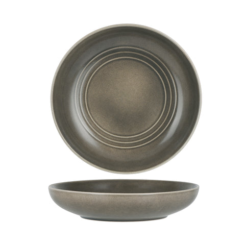 TABLEKRAFT URBAN LOFT ROUND SERVE BOWL 270x55mm FROST GREY Box of 2 - Hospitality Connect