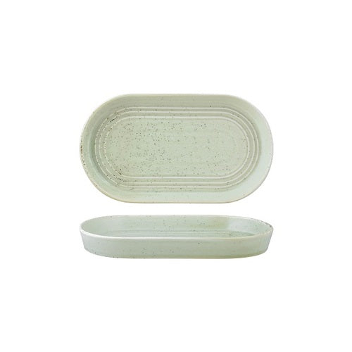 TABLEKRAFT URBAN LOFT OVAL PLATTER 240x137x27mm PISTACHIO Box of 4 - Hospitality Connect