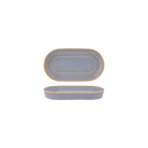 TABLEKRAFT URBAN LOFT OVAL PLATTER 180x98x25mm AZURE BLUE Box of 4 - Hospitality Connect