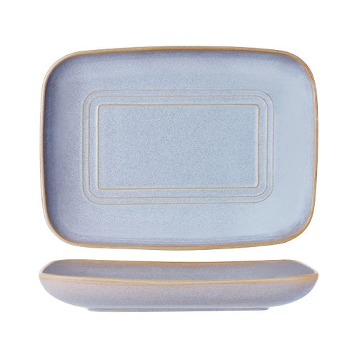 TABLEKRAFT URBAN LOFT RECT SERVER 365x265x55mm AZURE BLUE Box of 2 - Hospitality Connect