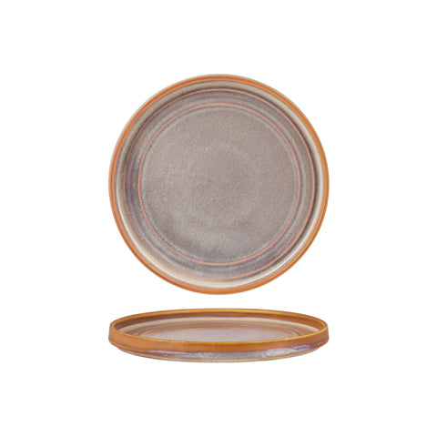TABLEKRAFT URBAN LOFT ROUND PLATE 225x22mm AUBURN Box of 4 - Hospitality Connect