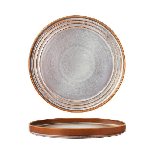 TABLEKRAFT URBAN LOFT ROUND SERVE PLATTER 320x30mm AUBURN Box of 2 - Hospitality Connect
