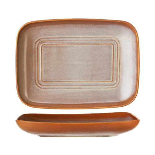 TABLEKRAFT URBAN LOFT RECT SERVER 365x265x55mm AUBURN Box of 2 - Hospitality Connect