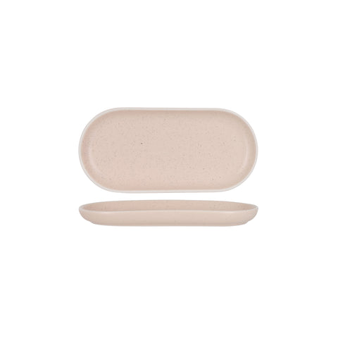 TABLEKRAFT URBAN OVAL PLATE 295x140mm REACTIVE PINK Box of 4 - Hospitality Connect