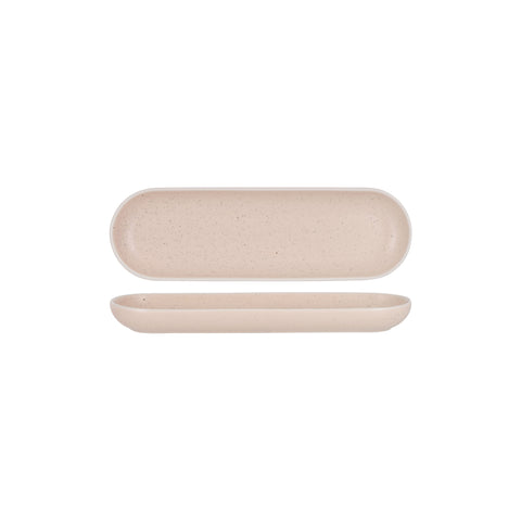 TABLEKRAFT URBAN OVAL PLATE 330x100mm REACTIVE PINK Box of 6 - Hospitality Connect