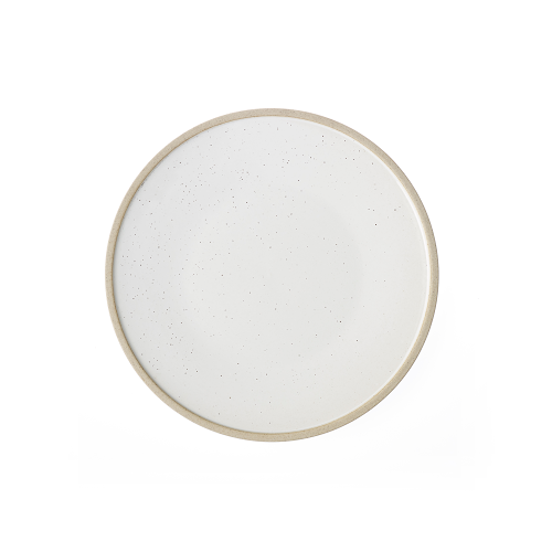 TABLEKRAFT SOHO ROUND PLATE 200x10mm WHITE PEBBLE Box of 6 - Hospitality Connect