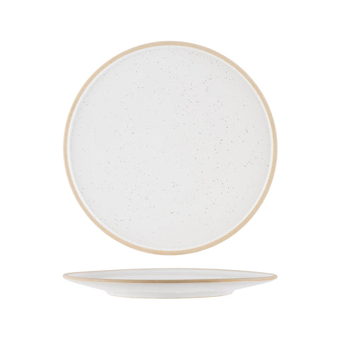 TABLEKRAFT SOHO ROUND PLATE 285x10mm WHITE PEBBLE Box of 4 - Hospitality Connect
