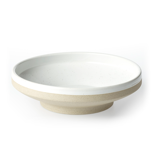 TABLEKRAFT SOHO ROUND BOWL FOOTED 153x50mm WHITE PEBBLE Box of 6 - Hospitality Connect