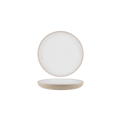TABLEKRAFT SOHO ROUND DEEP COUPE PLATE 235x30mm WHITE PEBBLE Box of 6 - Hospitality Connect