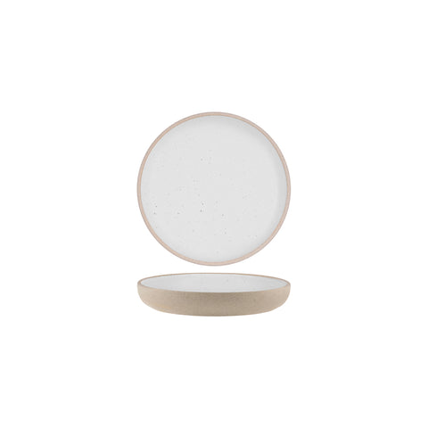 TABLEKRAFT SOHO ROUND DEEP COUPE PLATE 175x28mm WHITE PEBBLE Box of 6 - Hospitality Connect