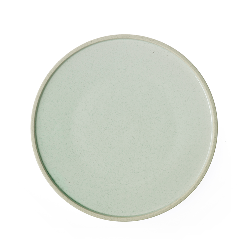 TABLEKRAFT SOHO ROUND PLATE 200x10mm REACTIVE LIMESTONE Box of 6 - Hospitality Connect