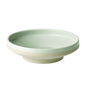 TABLEKRAFT SOHO ROUND BOWL FOOTED 230x68m REACTIVE LIMESTONE Box of 4 - Hospitality Connect