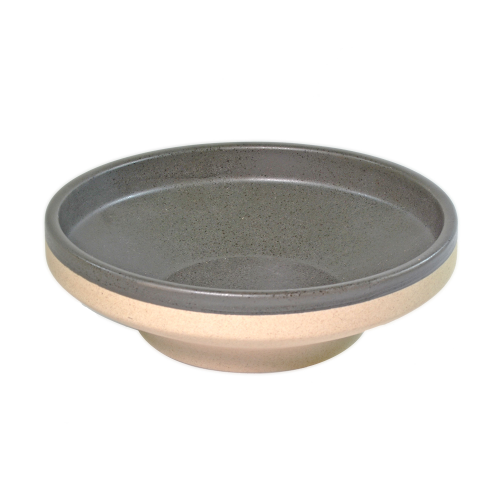 TABLEKRAFT SOHO ROUND BOWL FOOTED 230x68m SPECKLE BLACK Box of 6 - Hospitality Connect