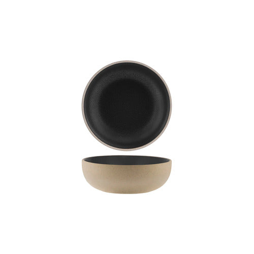 TABLEKRAFT SOHO ROUND DEEP BOWL 170x55mm SPECKLE BLACK Box of 6 - Hospitality Connect