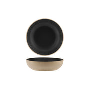TABLEKRAFT SOHO ROUND DEEP BOWL 200x55mm SPECKLE BLACK Box of 6 - Hospitality Connect