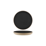 TABLEKRAFT SOHO RND DEEP COUPE PLATE 255x32mm SPECKLE BLACK Box of 6 - Hospitality Connect