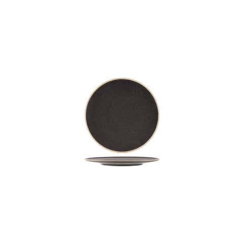 TABLEKRAFT SOHO ROUND PLATE 160mm SPECKLE BLACK Box of 6 - Hospitality Connect