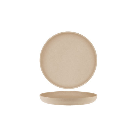 TABLEKRAFT SOHO ROUND DEEP COUPE PLATE 255x32mm STONE Box of 6 - Hospitality Connect