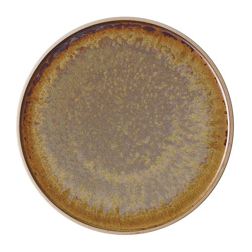 TABLEKRAFT SOHO ROUND PLATE 255x10mm BURNT SIENNA Box of 4 - Hospitality Connect
