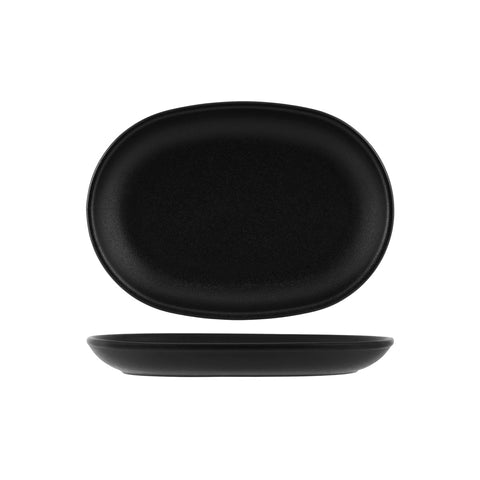 TABLEKRAFT TK BLACK OVAL SERVING PLATTER 310x215mm BLACK Box of 3 - Hospitality Connect