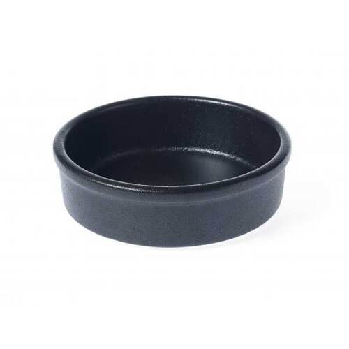TABLEKRAFT TK BLACK ROUND DISH/TAPAS 140x45mm BLACK Box of 6 - Hospitality Connect