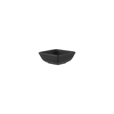 TABLEKRAFT TK BLACK SQUARE SAUCE DISH 80x80x35mm BLACK Box of 12 - Hospitality Connect