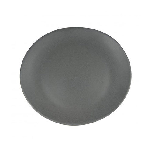 TABLEKRAFT ARTISTICA OVAL COUPE PLATE 250x220x33mm SLATE Box of 4 - Hospitality Connect