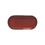TABLEKRAFT ARTISTICA OVAL COUPE PLATE 300x140mm REACTIVE RED Box of 4 - Hospitality Connect