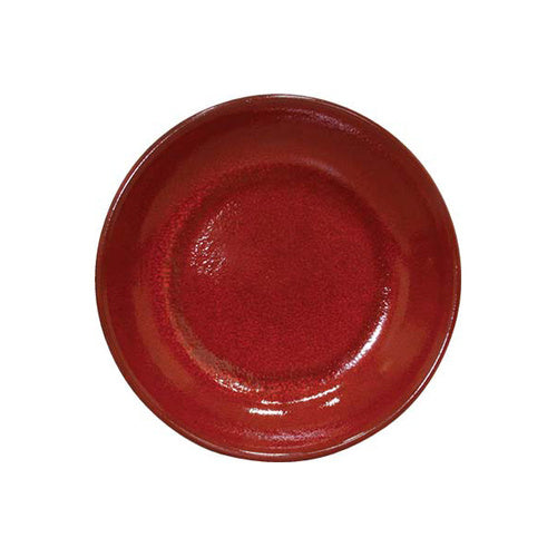 TABLEKRAFT ARTISTICA ROUND COUPE PLATE 210x30mm REACTIVE RED Box of 4 - Hospitality Connect