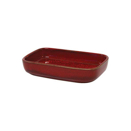 TABLEKRAFT ARTISTICA RECT DISH 170x105x40mm REACTIVE RED Box of 4 - Hospitality Connect