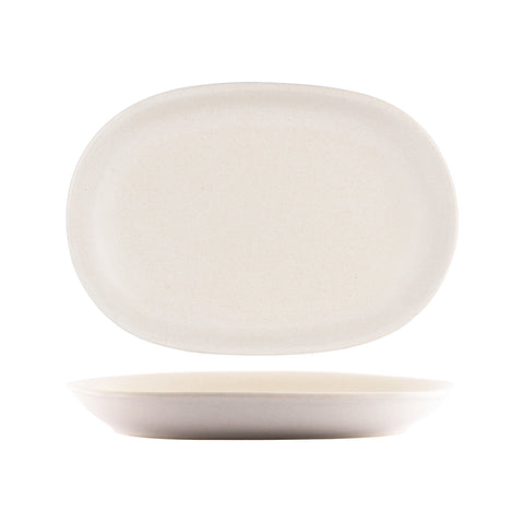 TABLEKRAFT ARTISTICA OVAL COUPE PLATTER 305x210mm SAND Box of 3 - Hospitality Connect