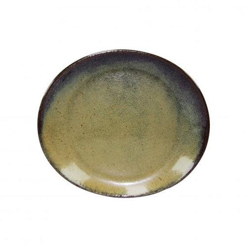 TABLEKRAFT ARTISTICA OVAL PLATE 250x220x33mm REATIVE BROWN Box of 4 - Hospitality Connect