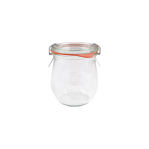 Weck COMPLETE WECK GLASS JARS W/LID/SEAL 220ml 70x80mm (762) Box of 6 - Hospitality Connect
