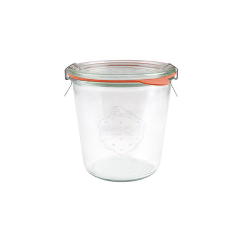 Weck COMPLETE WECK GLASS JAR W/LID 580ml 100x107mm (742) Box of 6 - Hospitality Connect