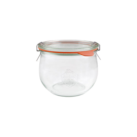Weck COMPLETE WECK TULIP GLASS JAR W/LID 580ml 100x85mm(744) Box of 6 - Hospitality Connect